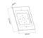 Support Pour Tablette iPad Pro 12.9'' Génération 1-2, Blanc