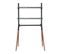 Support Chevalet Design Scandinave Pour TV 49''- 70'' Noir/noyer