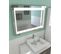 Miroir LED Silver Futura - 100x70 Cm - Gris Clair