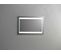 Miroir LED Silver Futura - 100x70 Cm - Gris Clair