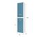 Colonne De Salle De Bain Scandinave Blanc A Suspendre - H150xp25xl35cm - Nordik Vatten