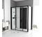 Cabine De Douche Loft à Receveur Bas - 170x90x205 Cm - Noir