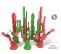 Cactus Métal Droit H150 - Vert