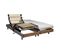 Pack Relaxation Talca Matelas + Sommiers Électriques Décor Chene Clair 2x70x190 Mousse 14 Cm Ferme