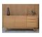 Buffet 2 Portes et 3 Tiroirs "fiftees" 170cm Naturel