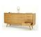 Buffet 3 Portes et 4 Tiroirs "fiftees" 180cm Naturel