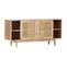 Buffet En Teck Blanchi "archi" 180cm Naturel