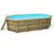 Piscine Bois " Florida " - 6.57 X 4.57 X 1.31 M +  Bâche à Bulles 180 Μ + Bâche Hiver 280 Gr/m²