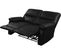 Canapé Relax "lincoln" - 147 X 89 X 103 Cm - 2 Places - Noir