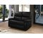 Canapé Relax "lincoln" - 147 X 89 X 103 Cm - 2 Places - Noir