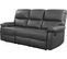 Canapé Relax "lincoln" - 197 X 89 X 103 Cm - 3 Places - Gris