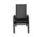 Lot De 2 Fauteuils De Jardin "porto" Alu/textilène - Noir