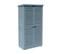 Armoire De Jardin "space" - 87 X 46.5 X 160 Cm - Bleu Ciel