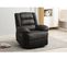 Fauteuil Relax "buckingham" - 85 X 93 X 100 Cm - Noir / Gris Foncé