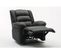 Fauteuil Relax "buckingham" - 85 X 93 X 100 Cm - Noir / Gris Foncé