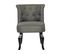 Fauteuil En Tissu "louisa" - 1 Place - Gris