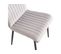 Lot De 2 Chaises En Velours "henley" - Gris Clair