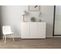 Buffet "boswell" - 107 X 78 X 35 Cm - Blanc