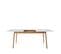 Skoll - Table à Manger Extensible 150-200x80cm - Couleur - Blanc