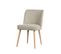 Lot De 2 Chaises En Tissu Bouclé