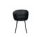 Roda - Lot De 2 Chaises Indoor/outdoor En Plastique - Couleur - Noir