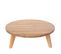 Léona - Table Basse En Bois D'acacia Ø80cm - Couleur - Bois Clair