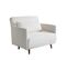 Belushi - Fauteuil Convertible En Tissu Bouclette - Couleur - Ecru