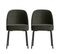 Lot De 2 Chaises Design En Velours