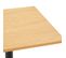 Pure - Table Bistrot Carrée En Bois Et Métal 60x60cm - Couleur - Bois Clair