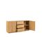 Since - Buffet 2 Portes, 3 Tiroirs En Bois L180cm - Couleur - Bois Clair