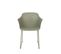 Tango - Lot De 2 Fauteuils De Table En Plastique Et Métal - Couleur - Vert