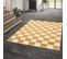 Addo I - Tapis Intérieur Et Extérieur à Motif Géométrique - Couleur - Jaune Moutarde, Dimensions - 1