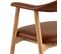 Anabate - Lot De 2 Fauteuils De Table En Simili Et Bois - Couleur - Marron