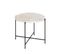 Tangara - Table D'appoint Ronde En Marbre Ø52cm - Couleur - Marbre Blanc