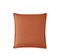 Taie D'oreiller Terracotta En Percale De Coton