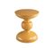 Parana - Table D'appoint Ronde En Aluminium Ø38cm - Couleur - Jaune Moutarde