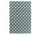 Morpho - Tapis Intérieur Et Extérieur Art Déco - Couleur - Bleu, Dimensions - 123x170 Cm