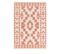 Coraya - Tapis Intérieur Et Extérieur Ethnique - Couleur - Terracotta, Dimensions - 123x170 Cm