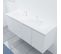 Meuble Double Vasque 140 Cm Proline- Blanc