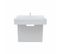 Meuble Simple Vasque Pmr Epure 80 Cm - Blanc Brillant