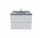 Meuble Salle De Bain Arlequin 70 Cm-gris-blanc