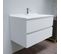 Meuble Salle De Bain Romy 90 Cm - Blanc Brillant