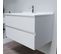 Meuble Salle De Bain Romy 90 Cm - Blanc Brillant