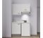 Kitchenette K01l - 120 Cm - Blanc - Snova - Évier à Gauche