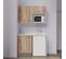 Kitchenette K07l - 120 Cm - Bois - Snova - Évier à Gauche