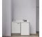 Kitchenette K08l - 120 Cm à Blanc - Snova - Évier à Gauche