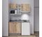 Kitchenette K13l - 140 Cm - Bois - Cromo - Évier à Gauche