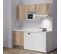 Kitchenette K55l - 180 Cm - Bois - Snova - Évier à Gauche