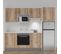 Kitchenette K37l - 240 Cm - Bois - Snova - Évier à Gauche