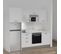 Kitchenette K37l - 240 Cm - Blanc - Snova - Évier à Droite